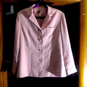 Light pink jacket.